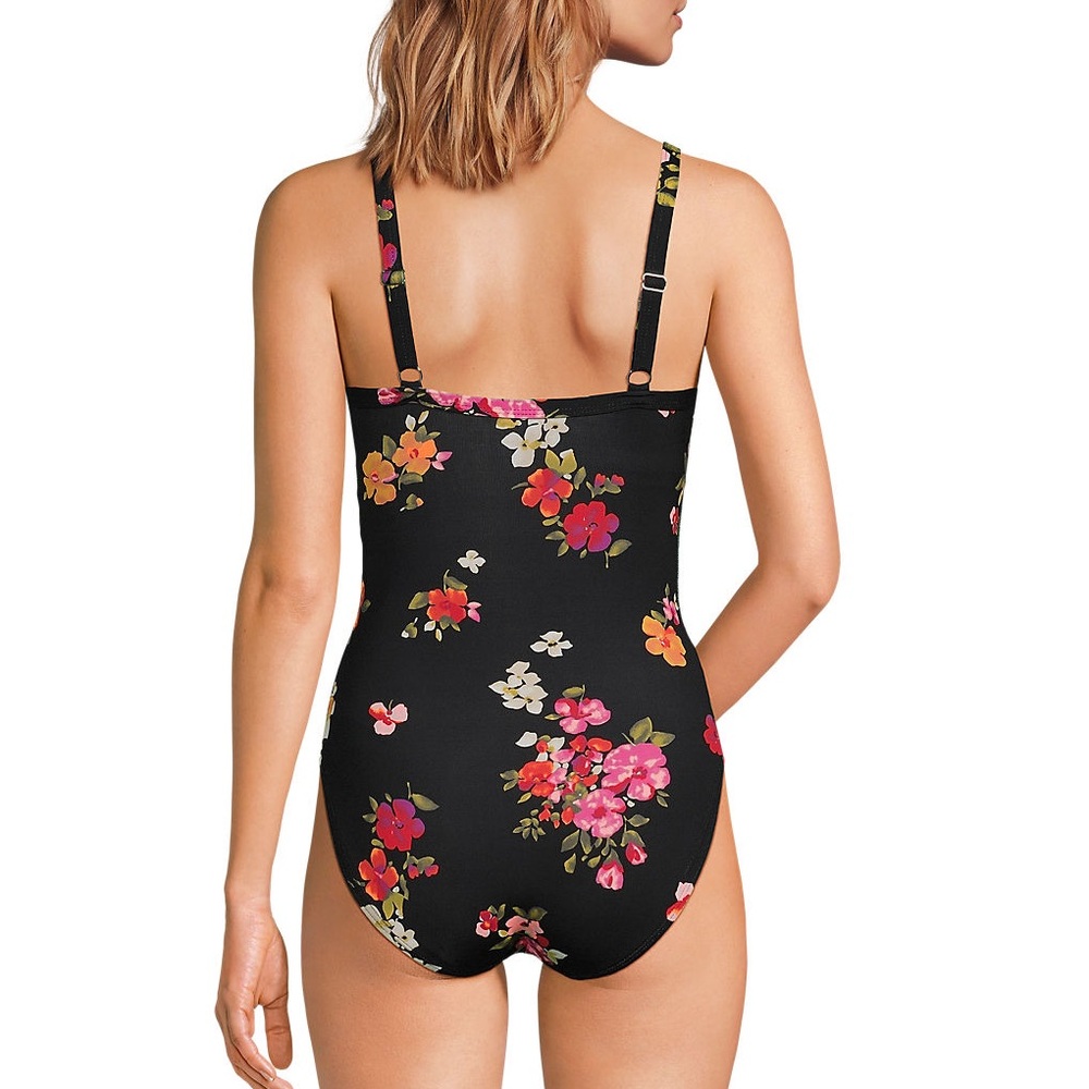 Lands' End SWIMSUIT Sculpting One Piece Floral - Picture 5 of 6